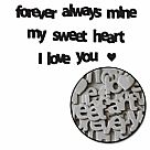 Love Words Mini Chipboard Set